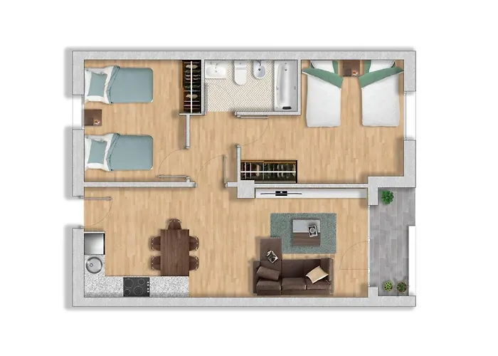 公寓式酒店 埃尔斯罗斯公寓式酒店 滨海略雷特